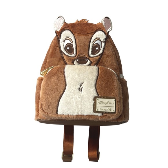 fur mini backpack Faux Item #289 SEEK + GATHER Front zippered pocket Soft Faux Fur Bunny Ear